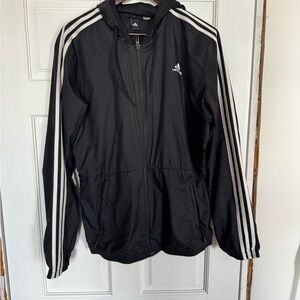 Adidas Black Hooded Jacket